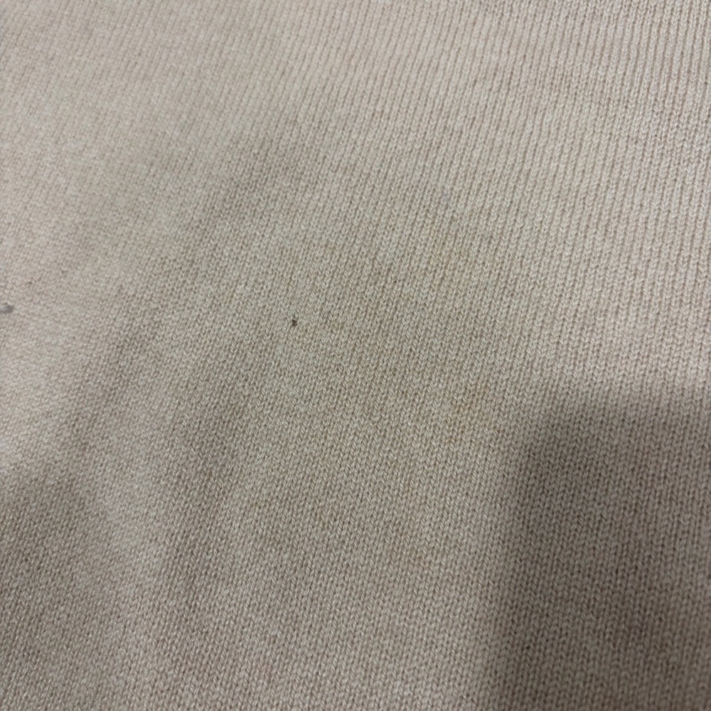 Charter Club 2-Ply Tan 100% Cashmere Sweater Pullover Womens Sz L Career Minimal - Picture 3 of 9